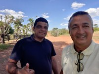 Comissão de vereadores fiscalizam obras do Poder Executivo em execução na Linha 44