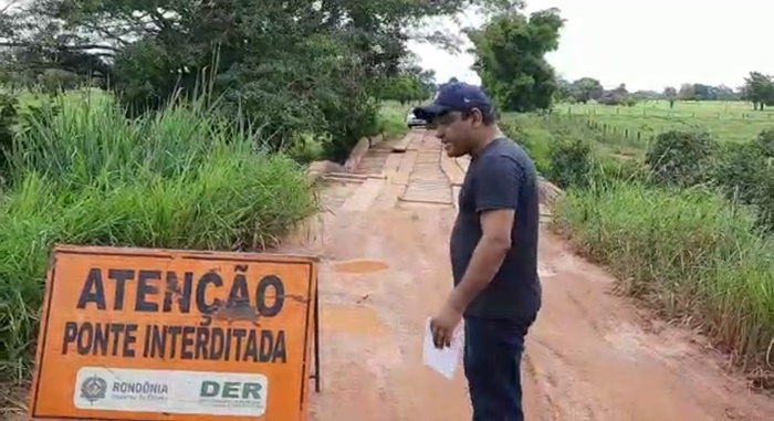 DER vai construir Galeria Tripla para substituir a ponte do Corgão na Rodovia RO 133