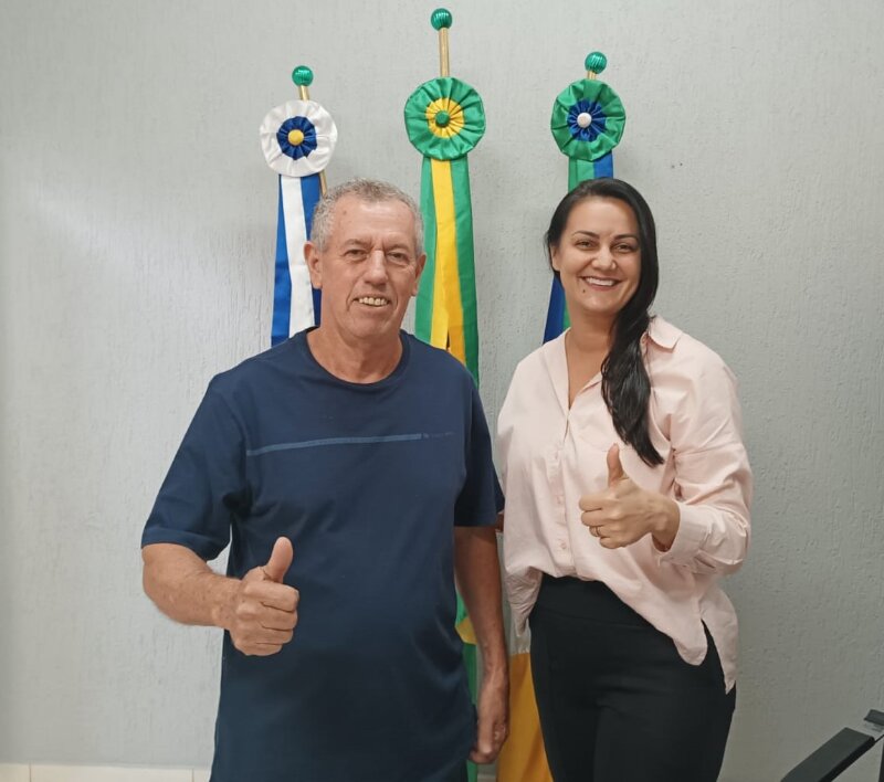 Ex-vereador e ex-presidente da câmara, Eliotério Valério Campos visitou o Poder Legislativo