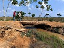 Colaboradores da Semader inicia recuperação de várias pontes na região do Pacarana