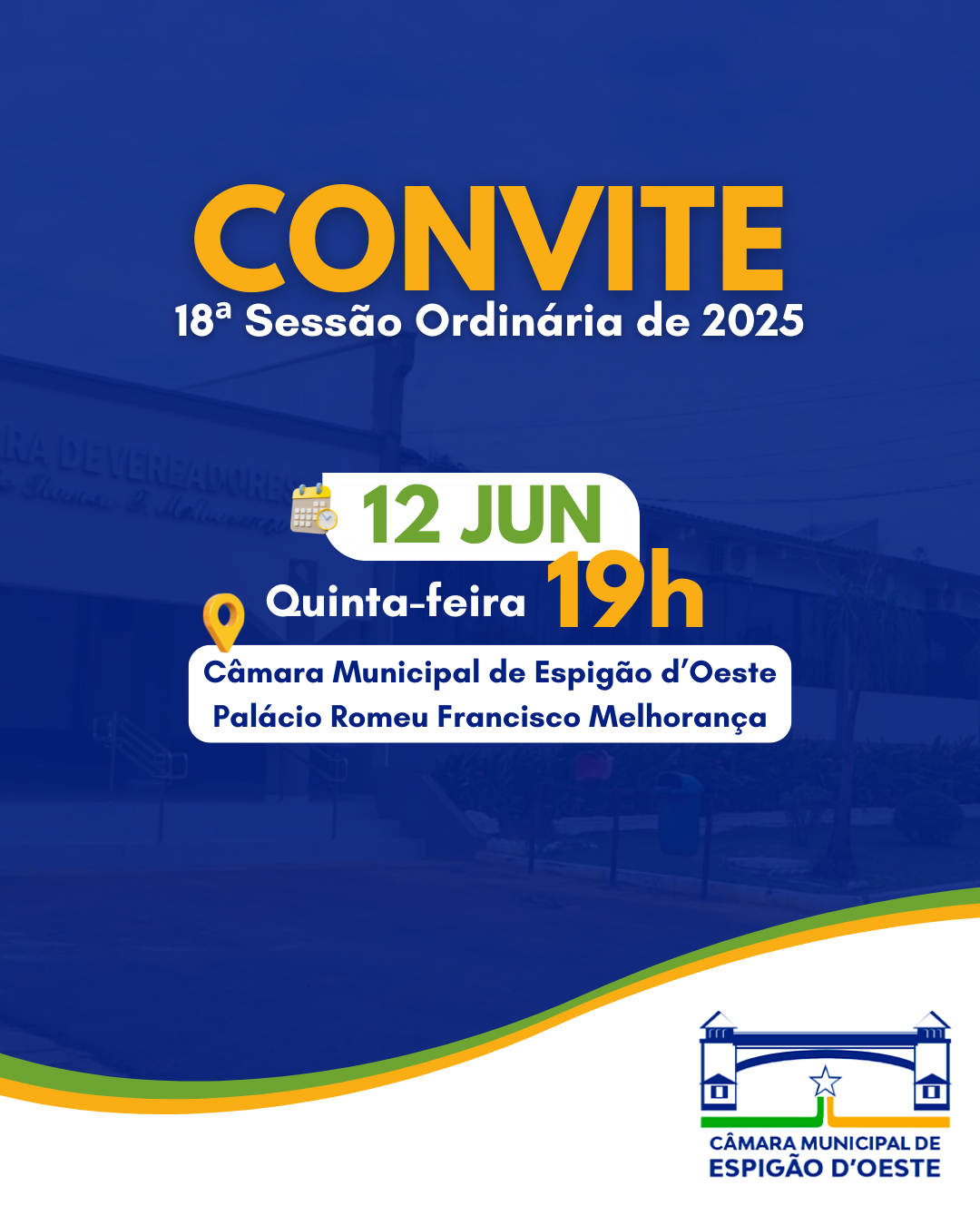 Câmara Municipal realiza 18ª Sessão Ordinária com importantes projetos em pauta