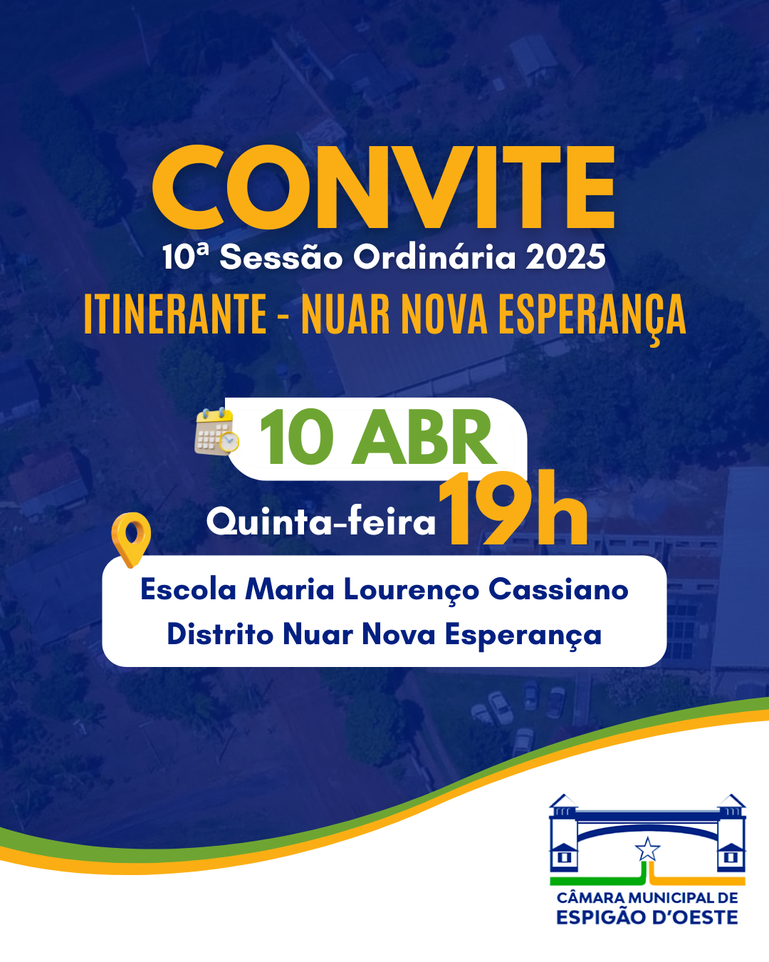 Comunidade do Nuar Nova Esperança receberá ambulância em solenidade antes da sessão itinerante da Câmara