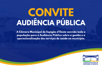 CONVITE – CÂMARA MUNICIPAL DE ESPIGÃO D’OESTE