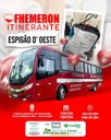 Fhemeron Itinerante estará em Espigão D'Oeste para campanha de doação de sangue