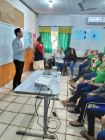 Palestra sobre violência contra a mulher é realizada na Escola Brás Cubas