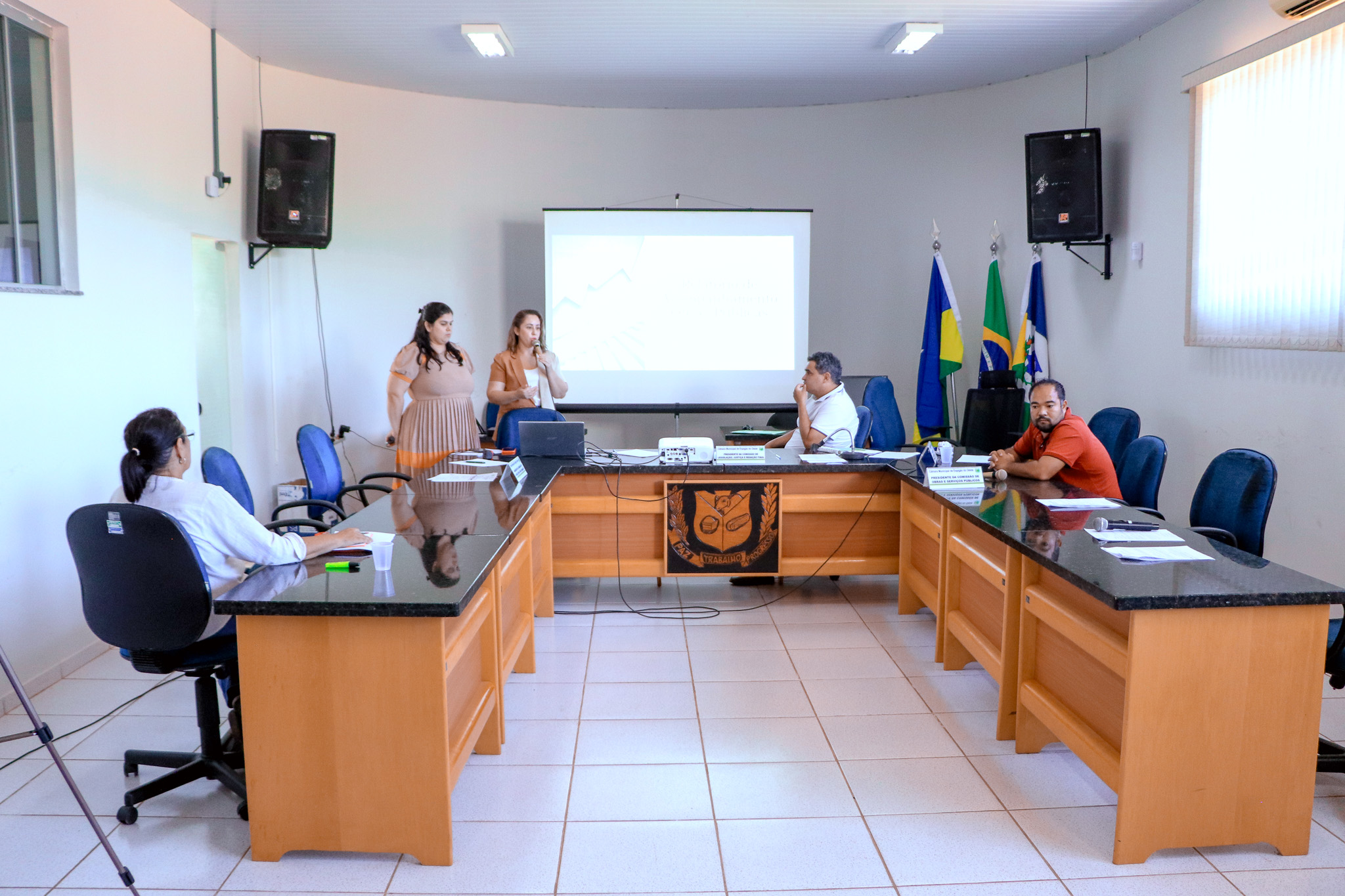 Reunião das Comissões da Câmara Municipal destaca esclarecimentos sobre obras públicas