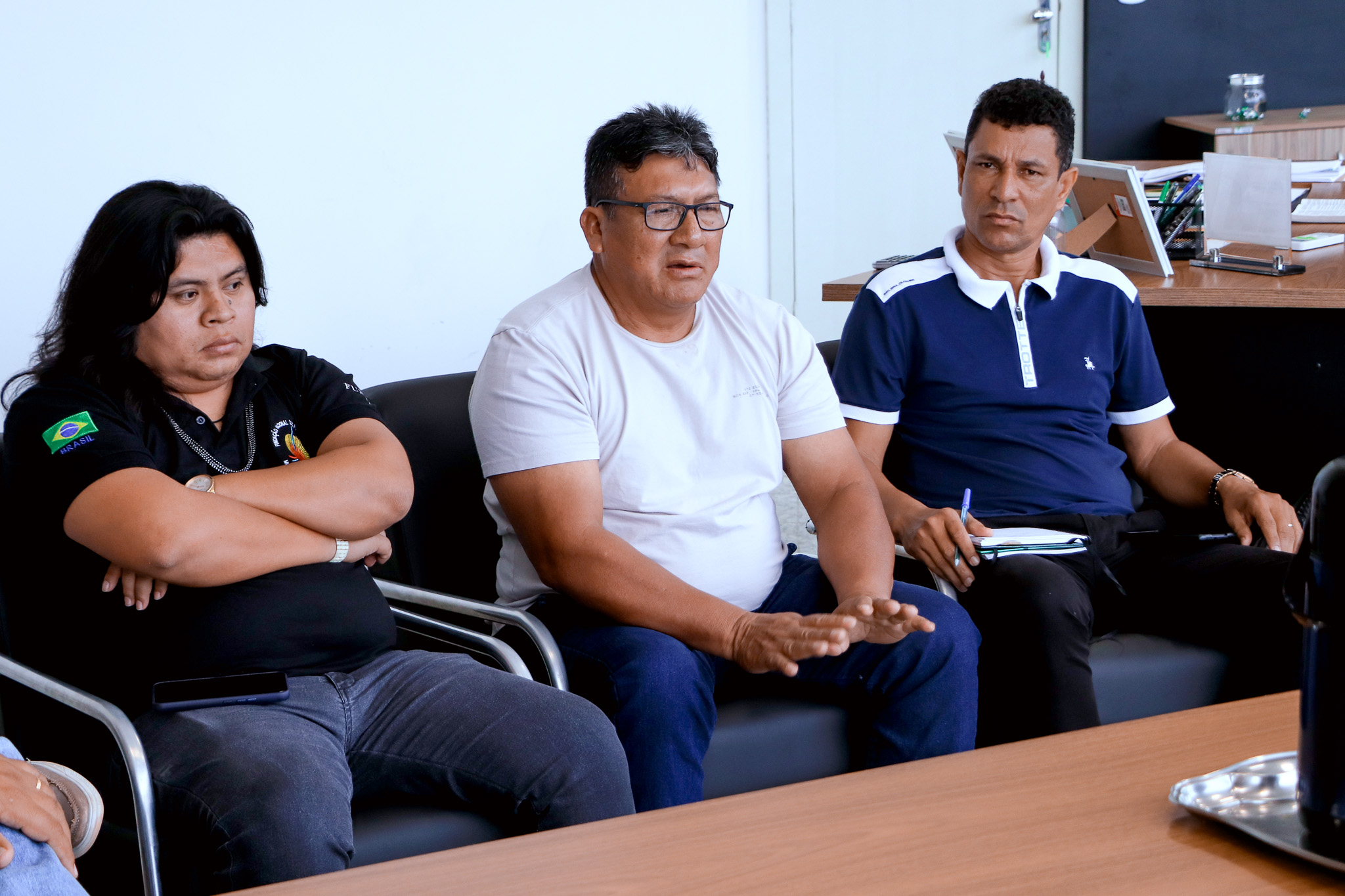 Vereador Amilton Alves Reúne-se com Lideranças Cinta Larga e representantes das secretarias do executivo