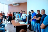Vereadores participam de reunião com Senador Marcos Rogério e Deputado Jean Mendonça