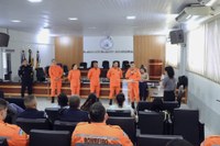 Vereadores prestigiam Formatura de Passagem de Comando do 3º SGBM/4º GBM em Espigão d'Oeste