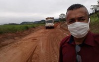 Recuperação de estradas vicinais são fiscalizadas pelo vereador Cocó