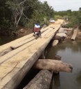 Vereador Sirineu Wutk pede a recuperação da ponte sobre o rio Pacarana