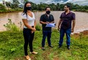 Vereadora Delker Nobre acompanha equipe em vistoria a represa do bairro Jorge Teixeira