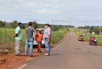 Poder Legislativo apoia parceria entre DER e Prefeitura na execução do Tapa Buraco na RO Lúcia Tereza