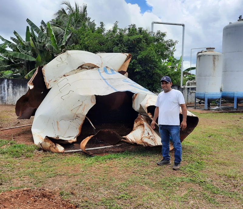 População do distrito de Nova Esperança sofre com a falta de agua tratada nas residencias