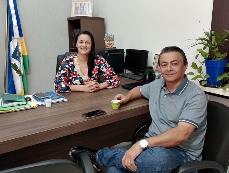 Prefeito Weliton Campos faz visita de cortesia a Presidente do Poder Legislativo Municipal
