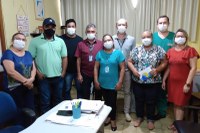 Presidente da câmara, vereador Adriano da Ambulância se reúne com os conselhos de saúde