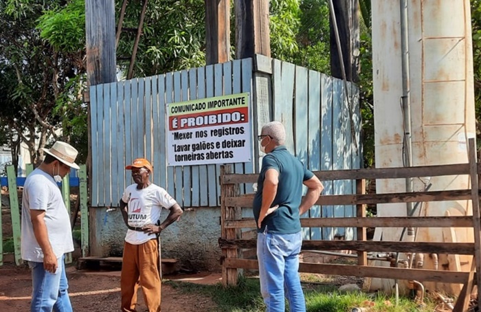 Programa SALTA - Z da Funasa melhora as condições da agua na comunidade do Rei Davi