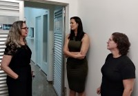 Reformas na Unidade Mista de Saúde de Espigão é acompanhada pelo Poder Legislativo
