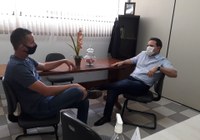 Vereador Sirineu Wutk recebe a vista do ex-deputado Natan Donadon